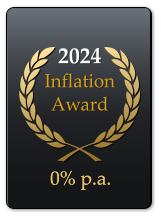 2024 Inflation Award 0% p.a. 0% p.a.